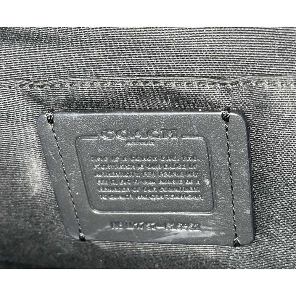 Coach Brooke Carryall in Midnight Blue Signature Embossed Leather Top Handle - Picture 12 of 14